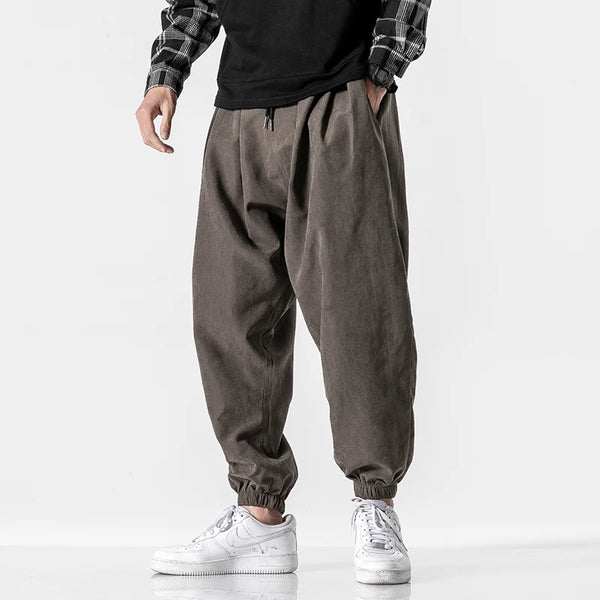 גברים של שחור מכנסיים היפ הופ Streetwear אופנה Jogger הרמון מכנסיים גבר מזדמן מכנסי טרנינג זכר מכנסיים גדול גודל 5XL